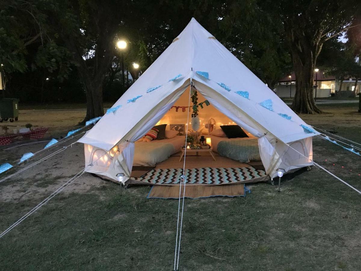 Glamping Kaki - Medium Bell Tent Singapur Exterior foto